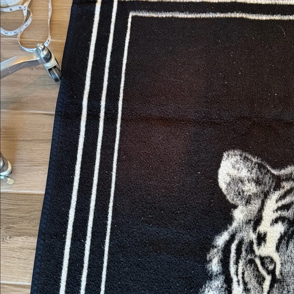 Vintage Biederlack Tiger Print Blanket